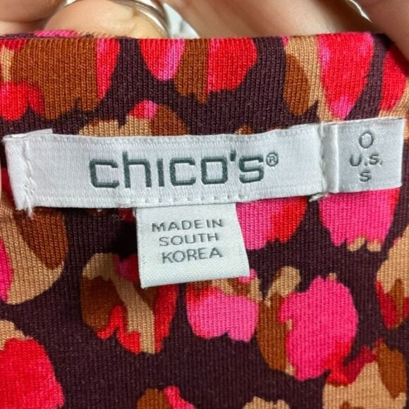 NWOT Chico's Touch of Cool™ Spots Layering Tee, size US Small - Picture 8 of 11